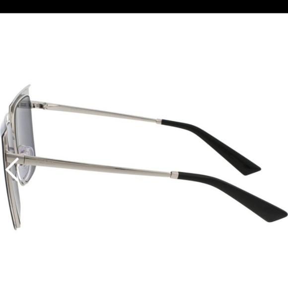 NEW PRADA WOMEN'S SUNGLASSES PR58WS 1AB5Z1 POLARIZED BLACK PRADA PR 58WS - Picture 7 of 8